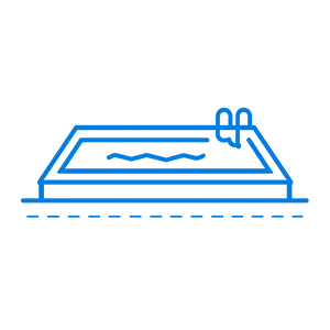 Icono de piscinas de obra nueva con instalación de liner renolit desde el inicio  senapool madrid | liner piscina | instalación certificada renolit  senapool | liner piscina madrid